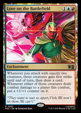 Love on the Battlefield - Marvel Super Heroes MTG spoiler