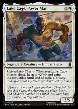Luke Cage, Power Man - Marvel Super Heroes MTG spoiler