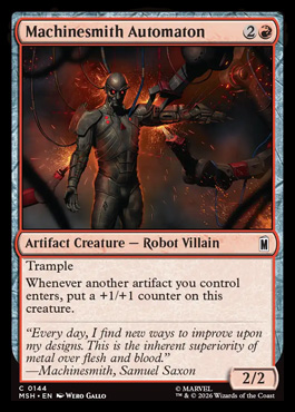 Machinesmith Automaton - Marvel Super Heroes MTG spoiler