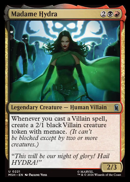 Madame Hydra - Marvel Super Heroes MTG spoiler