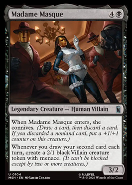 Madame Masque - Marvel Super Heroes MTG spoiler