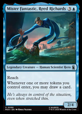 Mister Fantastic, Reed Richards - Marvel Super Heroes MTG spoiler