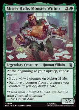 Mister Hyde, Monster Within - Marvel Super Heroes MTG spoiler