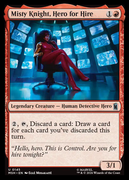 Misty Knight, Hero for Hire - Marvel Super Heroes MTG spoiler