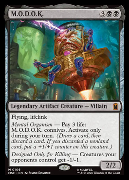 M.O.D.O.K. - Marvel Super Heroes MTG spoiler