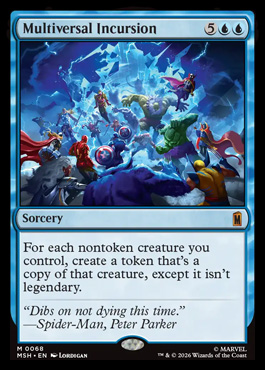 Multiversal Incursion - Marvel Super Heroes MTG spoiler