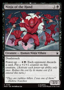Ninja of the Hand - Marvel Super Heroes MTG spoiler