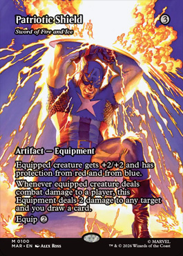 patrioticshieldf - Marvel Super Heroes MTG spoiler