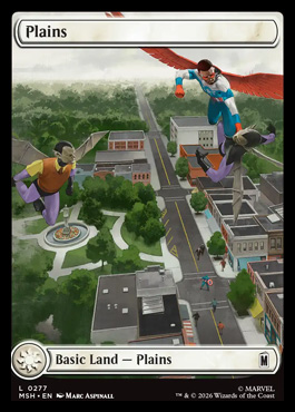 Plains - Marvel Super Heroes MTG spoiler