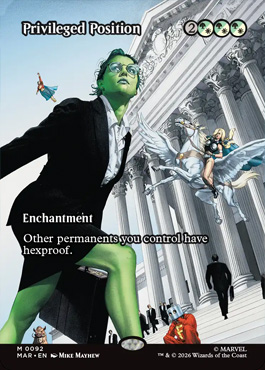 privilegedposition - Marvel Super Heroes MTG spoiler