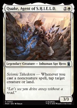 Quake, Agent of S.H.I.E.L.D. - Marvel Super Heroes MTG spoiler