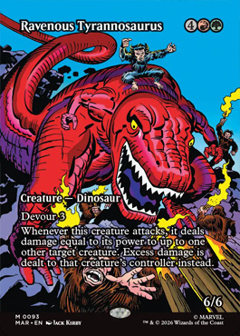 ravenoustyrannosaurus - Marvel Super Heroes MTG spoiler