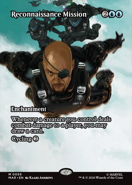 Reconnaissance Mission - Marvel Super Heroes MTG spoiler