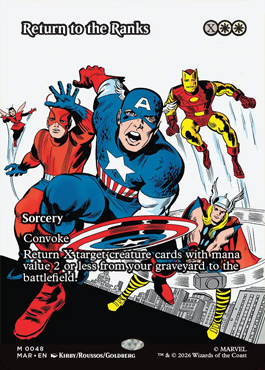 returntotheranks - Marvel Super Heroes MTG spoiler