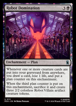 Robot Domination - Marvel Super Heroes MTG spoiler