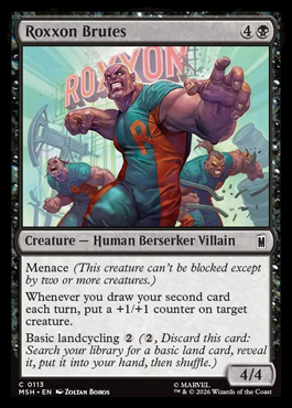 Roxxon Brutes - Marvel Super Heroes MTG spoiler