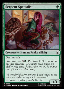 Serpent Specialist - Marvel Super Heroes MTG spoiler