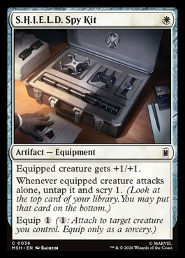 S.H.I.E.L.D. Spy Kit - Marvel Super Heroes MTG spoiler