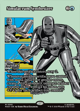 simulacrumsynthesizer - Marvel Super Heroes MTG spoiler