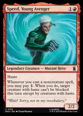 Speed, Young Avenger - Marvel Super Heroes MTG spoiler