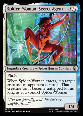 Spider-Woman, Secret Agent - Marvel Super Heroes MTG spoiler
