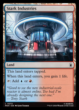 Stark Industries - Marvel Super Heroes MTG spoiler