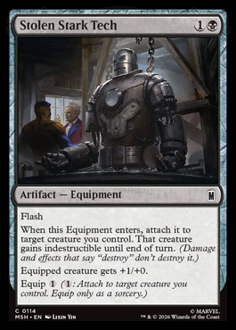 Stolen Stark Tech - Marvel Super Heroes MTG spoiler