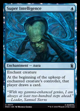 Super Intelligence - Marvel Super Heroes MTG spoiler