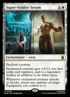 Super-Soldier Serum - Marvel Super Heroes MTG spoiler