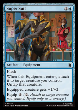 Super Suit - Marvel Super Heroes MTG spoiler