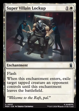 Super Villain Lockup - Marvel Super Heroes MTG spoiler