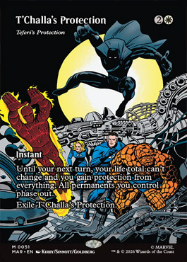 tchallasprotection - Marvel Super Heroes MTG spoiler