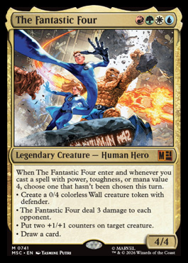 The Fantastic Four - Marvel Super Heroes MTG spoiler