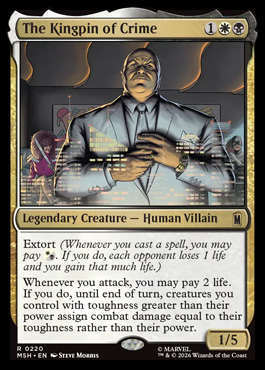 The Kingpin of Crime - Marvel Super Heroes MTG spoiler