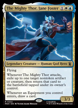 The Mighty Thor, Jane Foster - Marvel Super Heroes MTG spoiler