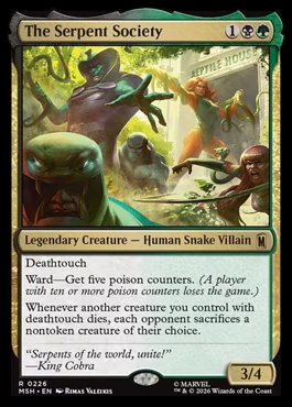 The Serpent Society - Marvel Super Heroes MTG spoiler