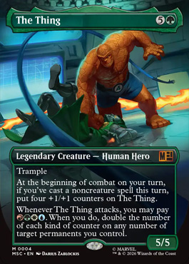 The Thing - Marvel Super Heroes MTG spoiler