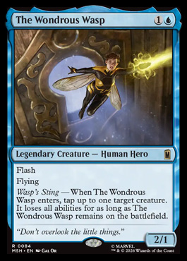 The Wondrous Wasp - Marvel Super Heroes MTG spoiler
