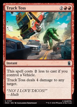 Truck Toss - Marvel Super Heroes MTG spoiler