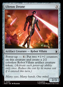 Ultron Drone - Marvel Super Heroes MTG spoiler