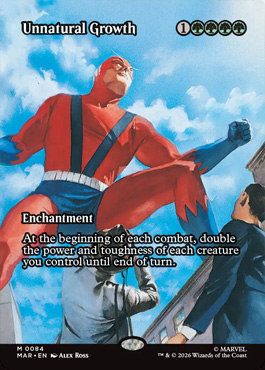 unnaturalgrowth - Marvel Super Heroes MTG spoiler