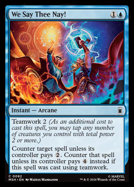 We Say Thee Nay! - Marvel Super Heroes MTG spoiler