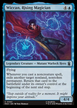 Wiccan, Rising Magician - Marvel Super Heroes MTG spoiler