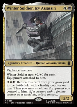 Winter Soldier, Icy Assassin - Marvel Super Heroes MTG spoiler