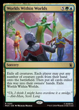 Worlds Within Worlds - Marvel Super Heroes MTG spoiler