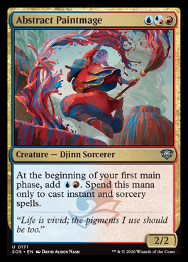 Abstract Paintmage - Secrets of Strixhaven MTG spoiler
