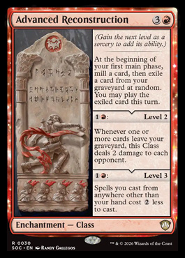 Advanced Reconstruction - Secrets of Strixhaven MTG spoiler