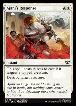 Ajani's Response - Secrets of Strixhaven MTG spoiler