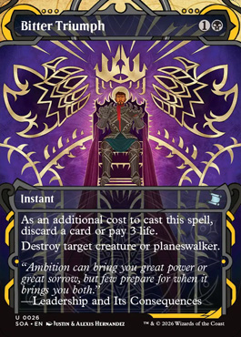 bittertriumph - Secrets of Strixhaven MTG spoiler