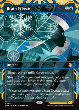 brainfreeze - Secrets of Strixhaven MTG spoiler